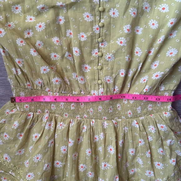 NEW Aerie  Floral Rock 'n' Ruffle Mini Dress Large - Picture 8 of 9